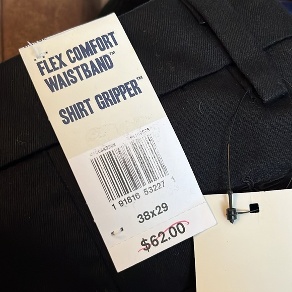 Dockers Black Classic Fit Signature Khaki Pants 38x29 - Picture 10 of 10